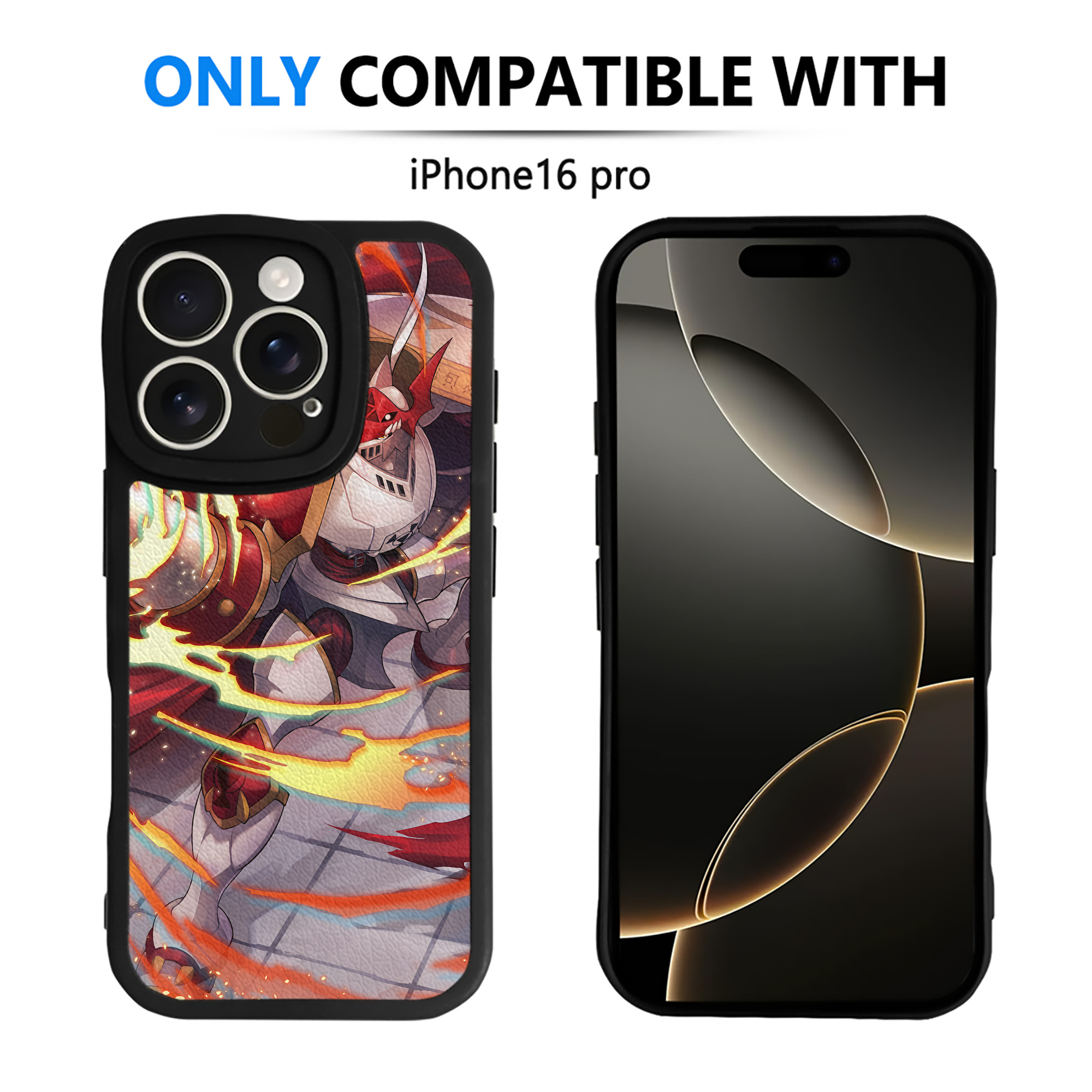 （画像用） Digimon デジタルモンスター/デジモン 【iPhone 16シリーズ対応】シリコンスマホケース（レザー調） 材質：シリコン